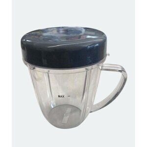 Replacement Blender Cup With Handle & Lid 24 Oz Compatible With Magic Bullet